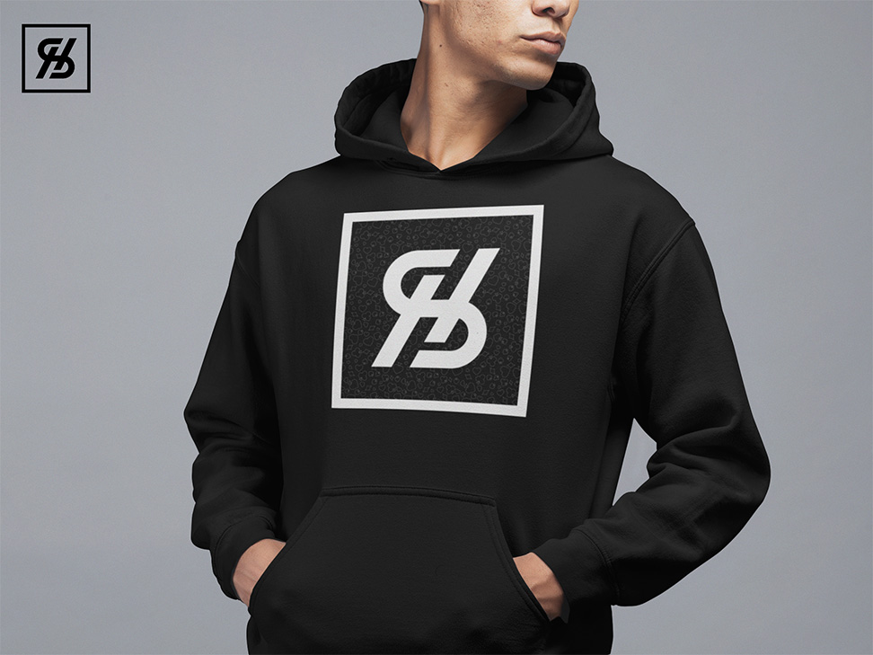 SickHand Logo Black Hoodie
